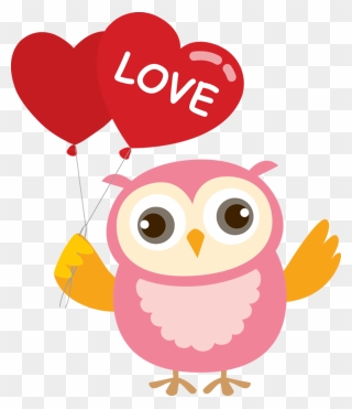 Cute Owl Png Download - Cute Owl Heart Clipart Transparent Png
