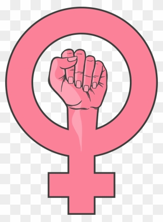Picture - Feminist Symbol Png Clipart