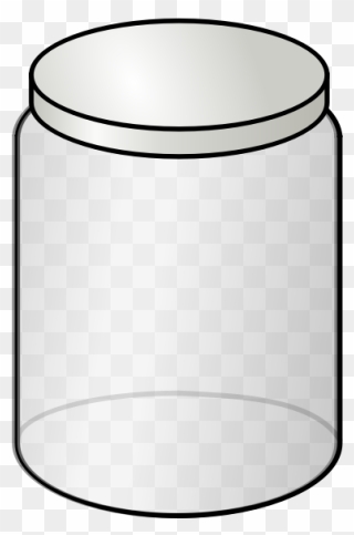 Glass Jar - Cartoon Glass Jar Jar Transparent Background Clipart