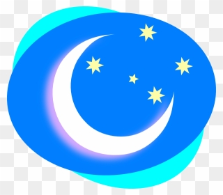 Night Clipart Moom - Nighttime Clipart - Png Download