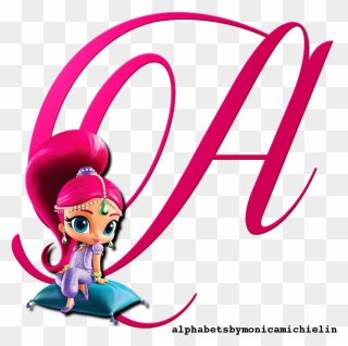 Shimmer And Shine Alphabet Clipart