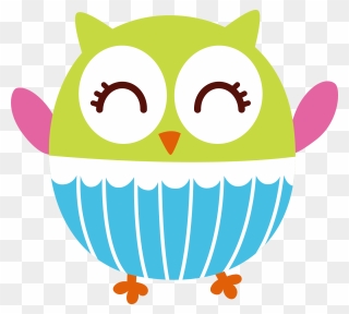 So Pretty Owls Clipart - Buho Color Verde Agua Png Transparent Png