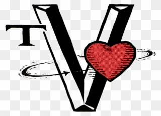 Tv Heart Logo - Heart Clipart