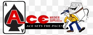Ace Washer Logo - Illustration Clipart
