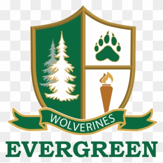 Evergreen High School Logo Clipart