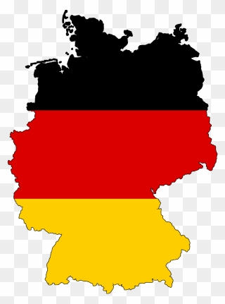 Vector Germany Map Outline Clipart