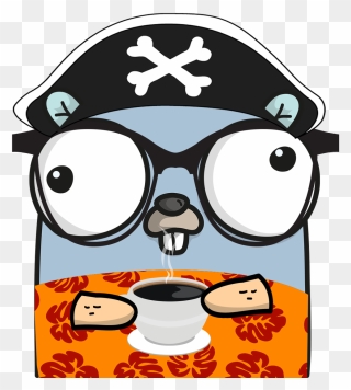 Gopher With Glasses Clipart