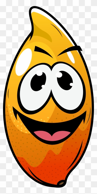 Smiley Clipart Orange - Cute Cartoon Face Png Transparent Png