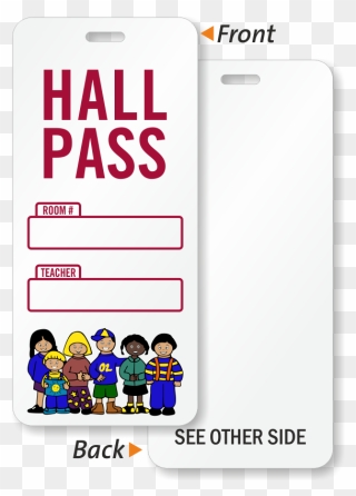 Hall Pass School Clipart