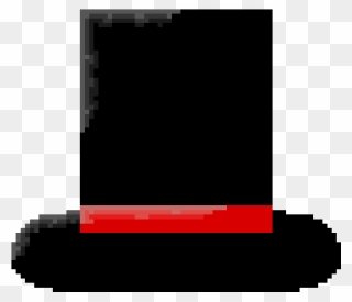 Transparent Tophat Png - Top Hat Pixel Art Clipart