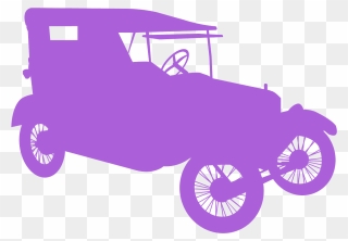 Ford Model T Car Silhouette - Model A Ford Silhouette Png Clipart