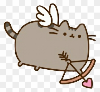 Transparent Cupid Png - Happy Valentine's Day Pusheen Clipart