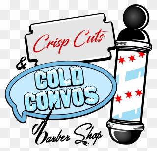 Crisp Cuts & Cold Convos Clipart