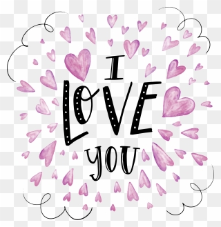 Download Hd Clip Art Stock I Love You Clipart - Transparent Images I Love You - Png Download