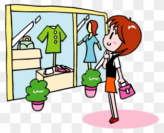 Window Shopping Clipart - Png Download