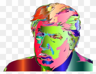 Donald Trump Portrait 3 Surreal - Art Clipart