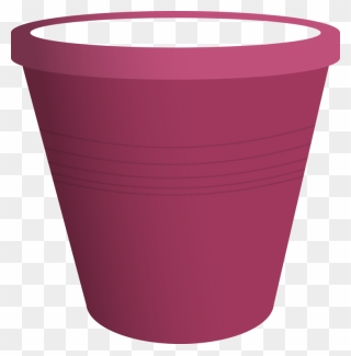 Lid,cup,purple - Bucket Png Pink Clipart
