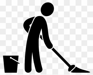 Mopping Icon Clipart