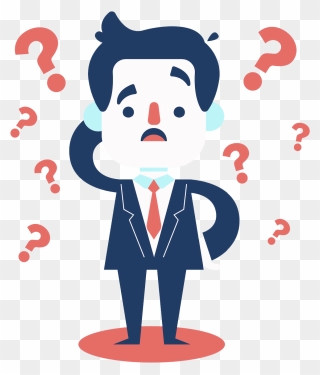 Questions Suit Guy - Person With Question Mark Clipart - Png Download