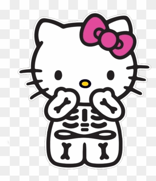 #hellokitty #hellokittysticker #hellokittyhalloween - Hello Kitty Transparent Png Clipart