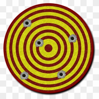 Target With Bullet Holes Png Clipart