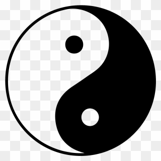 Ying Yang - Simple Balance In Art Clipart