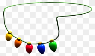 Christmas Lights Necklace Png, Picture - Portable Network Graphics Clipart