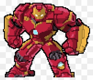 Pixel Art Avengers Logo Clipart