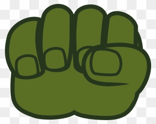 Hulk Png - Mao Do Hulk Verde Png Clipart