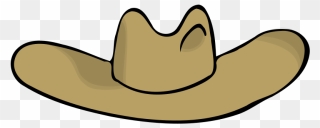 Cartoon Cowboy Hat Clipart - Cartoon Cowboy Hat Transparent - Png Download
