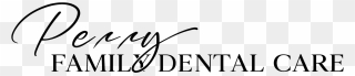 Perry Family Dental Care - Calligraphy Clipart