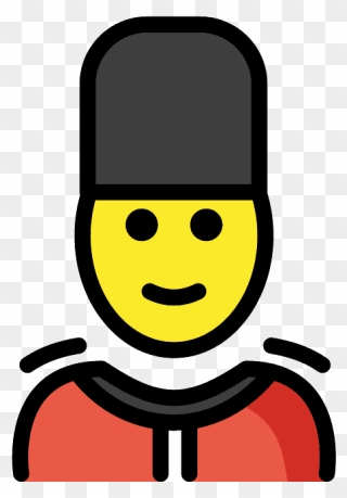 Guard Emoji Clipart - Man - Png Download