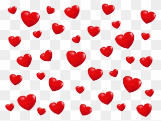 Valentines Day Background Png - Transparent Background Love Hearts Png Clipart