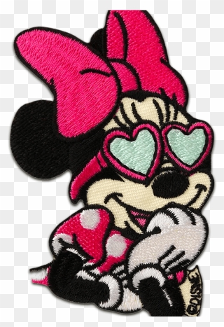 Minnie Mouse Mickey Mouse Embroidery Embroidered Patch - Embroidered Patch Patch Minnie Clipart