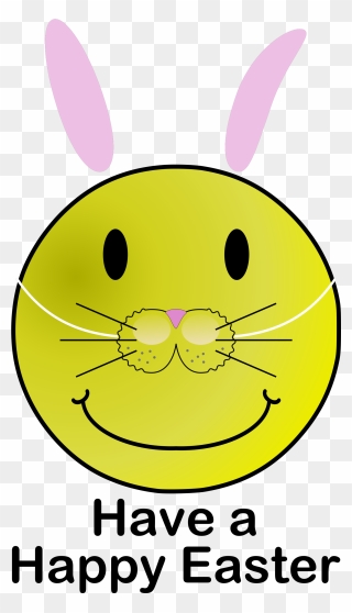 Snoring Sleeping Zz Smiley Svg Clip Arts - Smiley Face Easter Bunny - Png Download