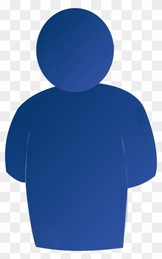 Transparent Blue Person Clipart - Cartoon Of Shadow Of Person - Png Download