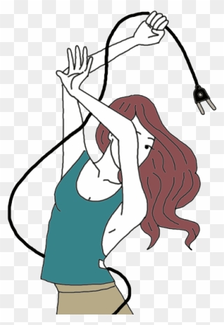 Dreaming And Meanings Of A Cable - Illustration Clipart