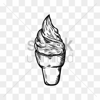 Ice Cream Cone Vector Image Clipart