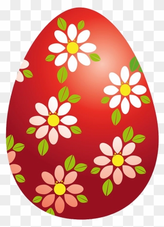 Red Easter Egg Png Pic Clipart