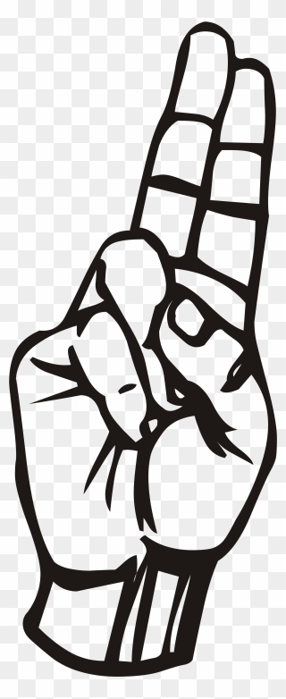 Sign Language U Png Clipart