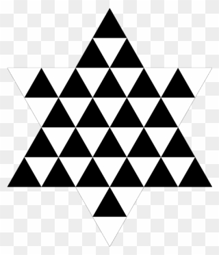 Triangle Hexagram Png Clip Art - Triangle Of Triangles Transparent Png