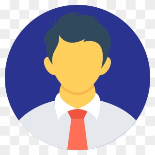Man Icon Png Blue Clipart