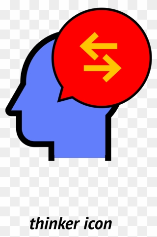Thinker Icon Clipart