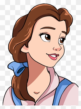 How To Draw Belle From Beauty And The Beast - Draw A Belle From Beauty Clipart