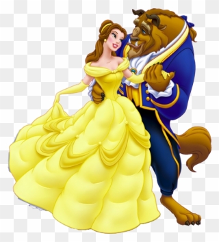 Beauty And The Beast Transparent - Belle And Beast Disney Clipart