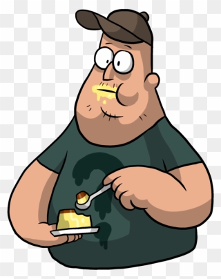 Gravity Falls Soos Eating - Gravity Falls Characters Soos Clipart