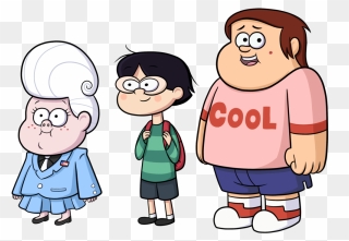 Gravity Falls Clipart Bill Gravity Falls Mabel And Boys Png Download Pinclipart