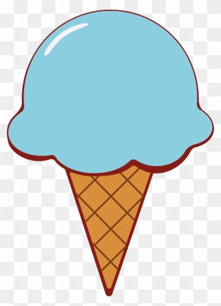 Vector Illustration Based On Gravity Falls Animation - Ice Cream Cone Clipart