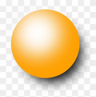 Free Yellow Ball Cliparts, Download Free Clip Art, - Orange Ping Pong Ball Png Transparent Png