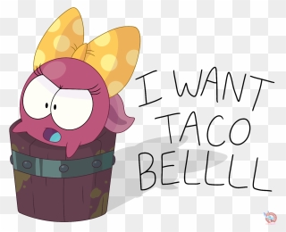 Polly Planter Wants Taco Bell - Polly Planter Clipart